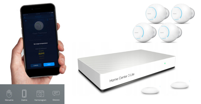 Fibaro zestaw startowy do sterowania ogrzewaniem Home Center 3 FGT-001